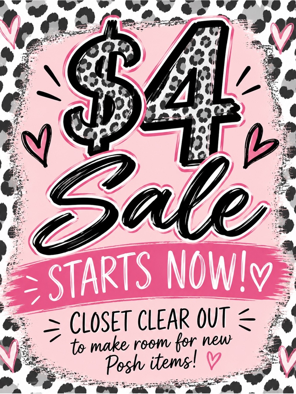 $4 Sale starts now